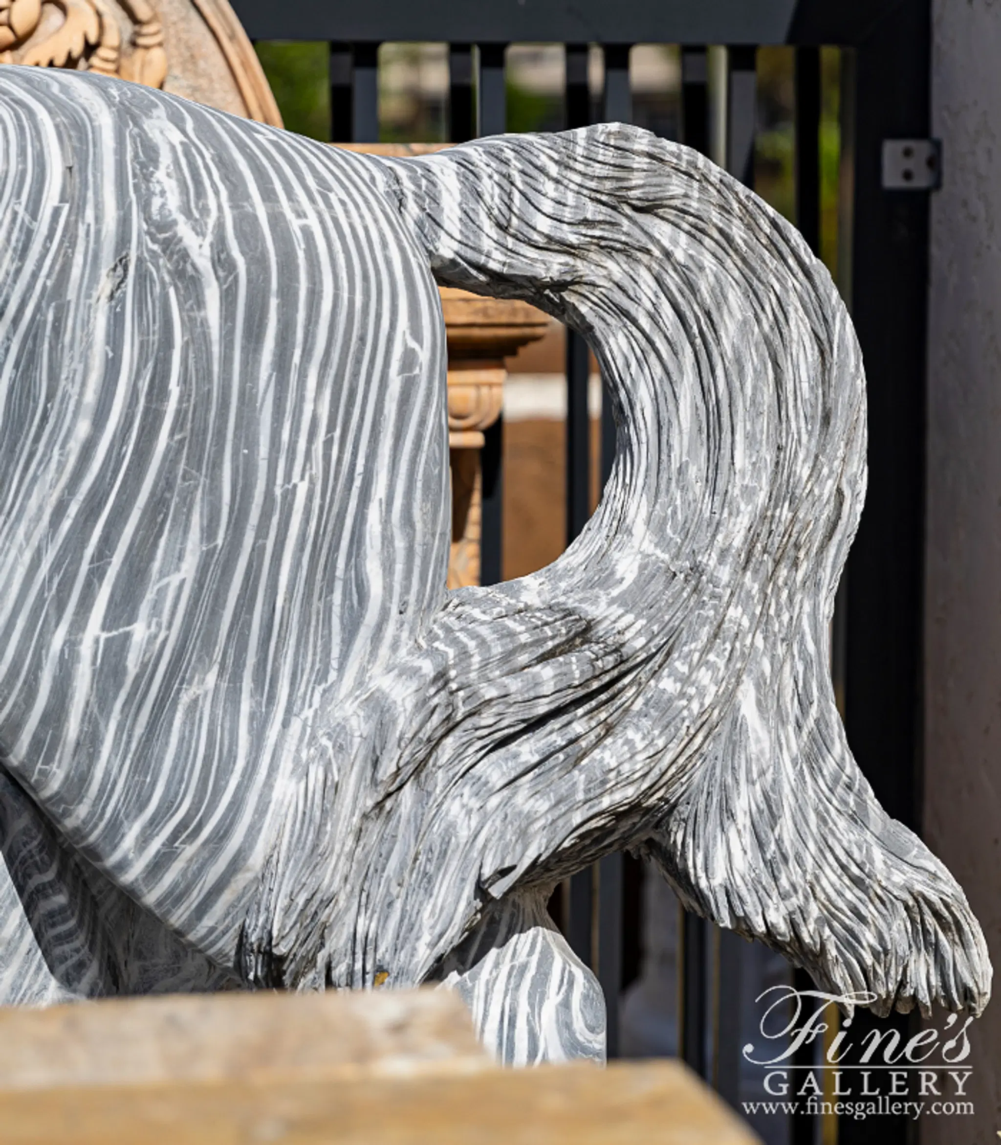 Marble Statues - Marble Horse - MS-308 - Fine's Gallery, LLC.